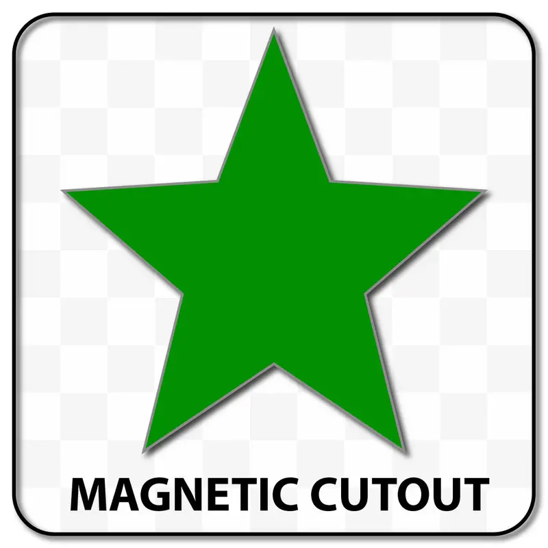 Star Shaped Blank Magnet 6