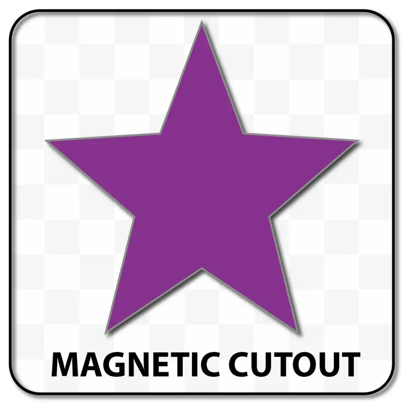 Star Shaped Blank Magnet 8
