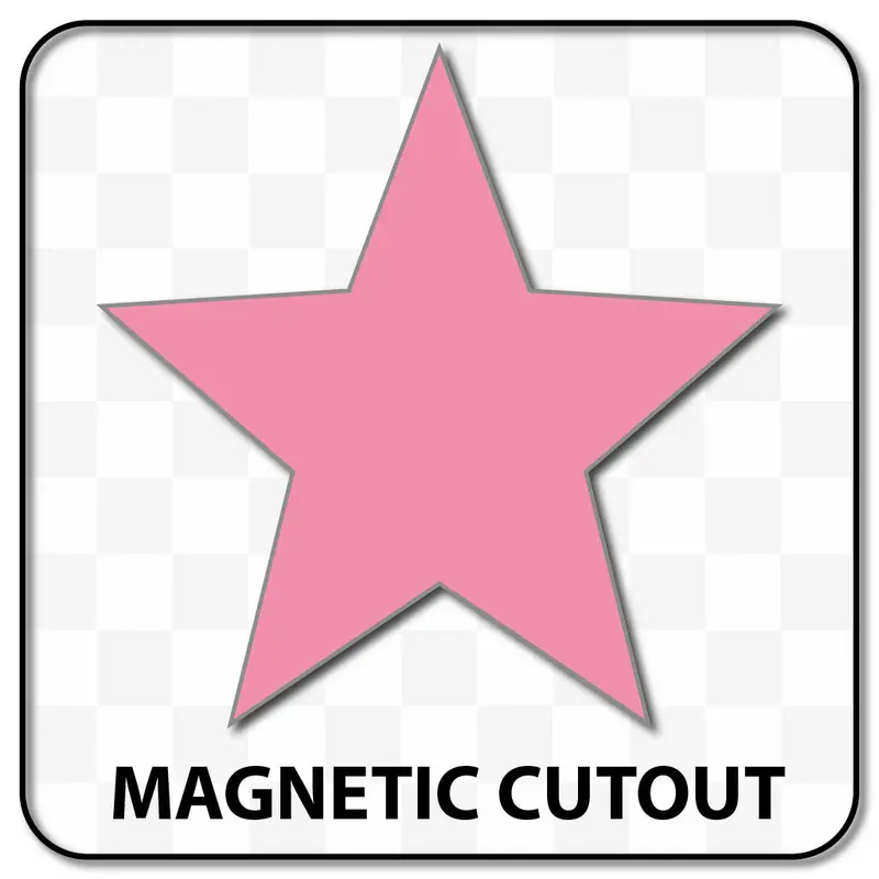 Star Shaped Blank Magnet 9