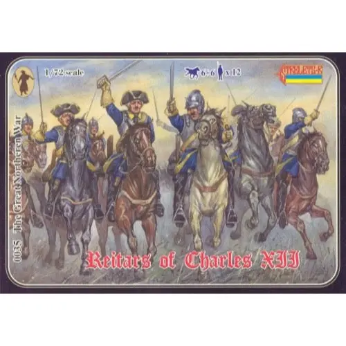 Strelets 035 1/72 Great Northern War Reitars Of Charles Xii 1