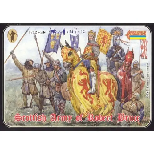 Strelets 081 1/72 Scottish Border Wars Scottish Army Of Robert Bruce 1