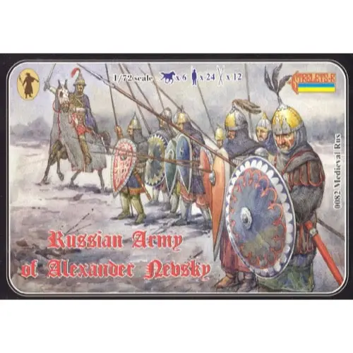 Strelets 082 1/72 Medieval Russia Russian Army Of Alexander Nevsky 1