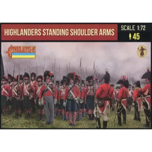 Strelets 199 1/72 Napoleonic Highlanders Standing Shoulder Arms 1