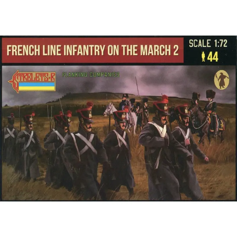 Strelets 220 1/72 Napoleonic French Line Infantry On The March 2 1