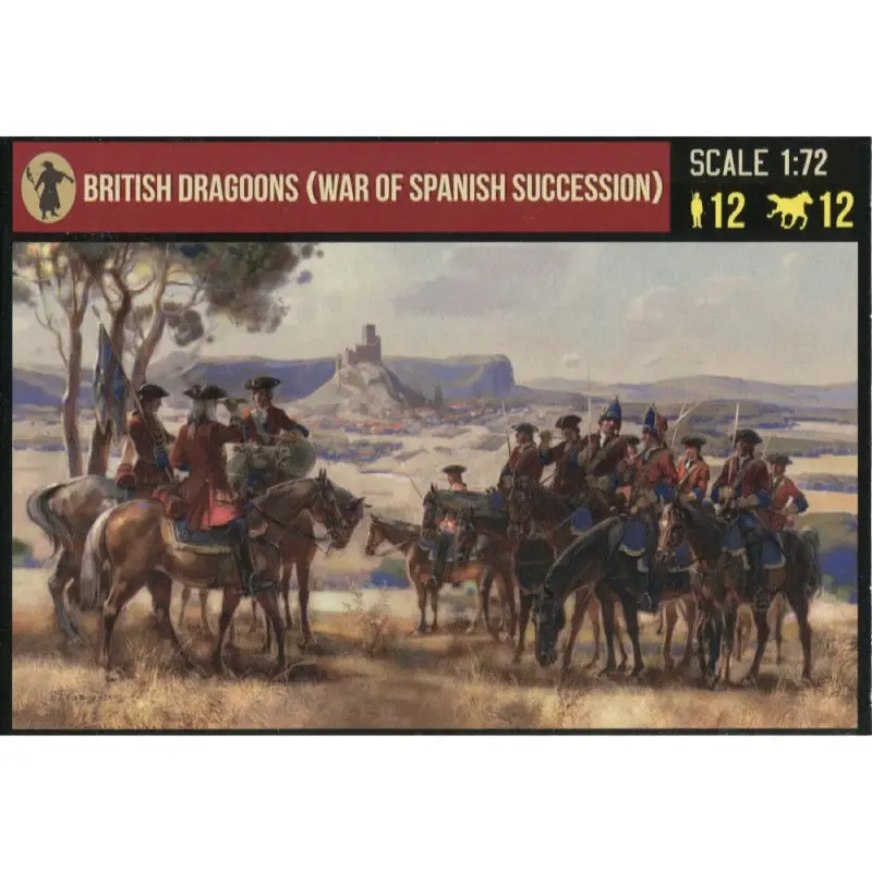 Strelets 256 1/72 Spanish Succession War British Dragoons 1