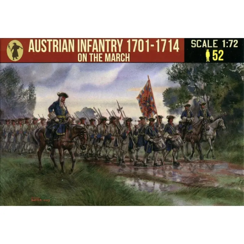 Strelets 260 1/72 Spanish Succession War Austrian Infantry On The March 1