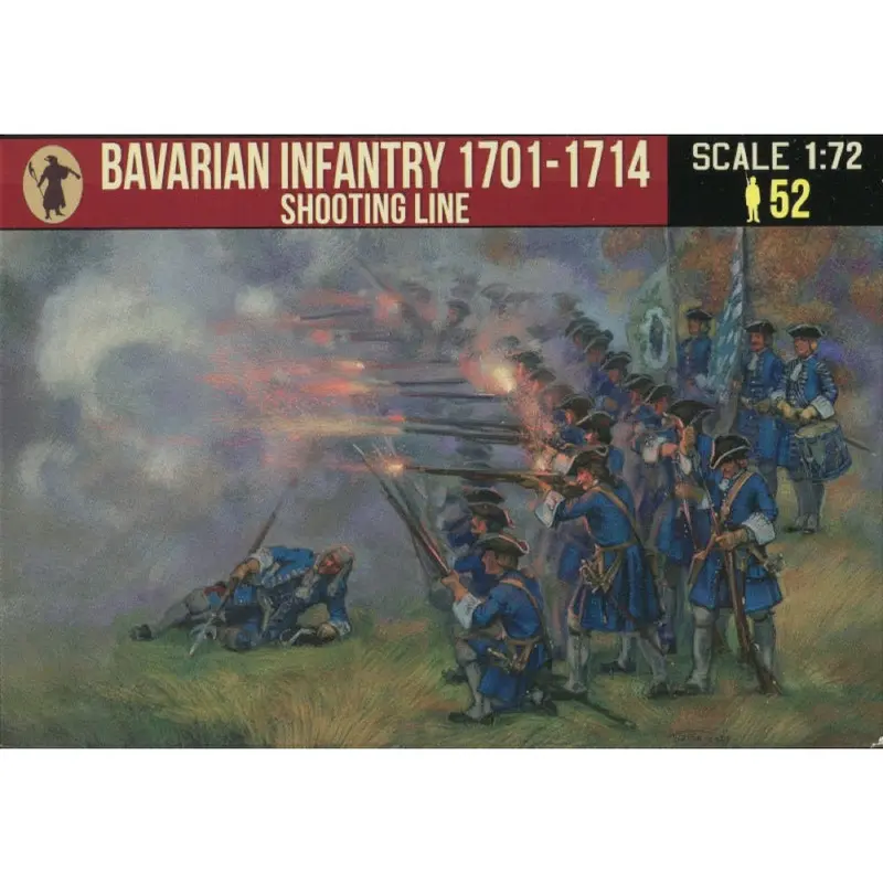 Strelets 262 1/72 Spanish Succession War Bavarian Infantry Shooting Line 1
