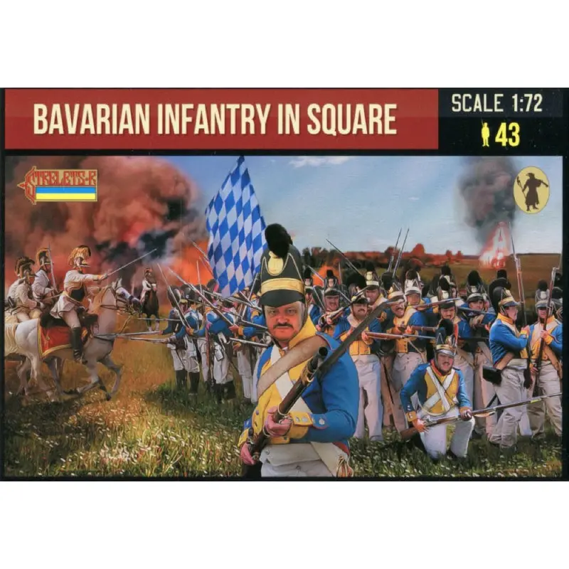Strelets 274 1/72 Napoleonic Bavarian Infantry In Square 1