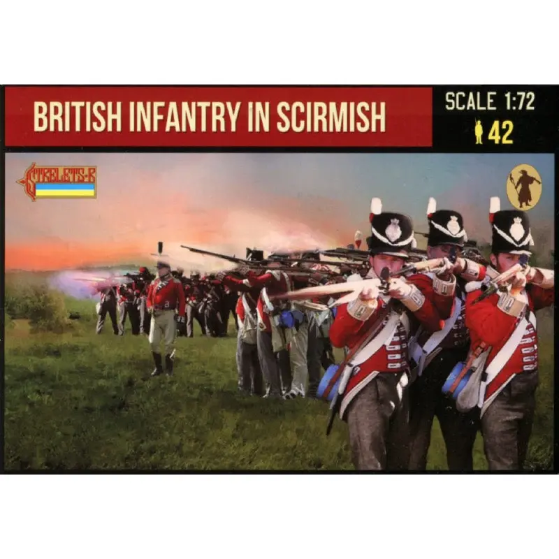 Strelets 285 1/72 Napoleonic British Infantry In Skirmish 1
