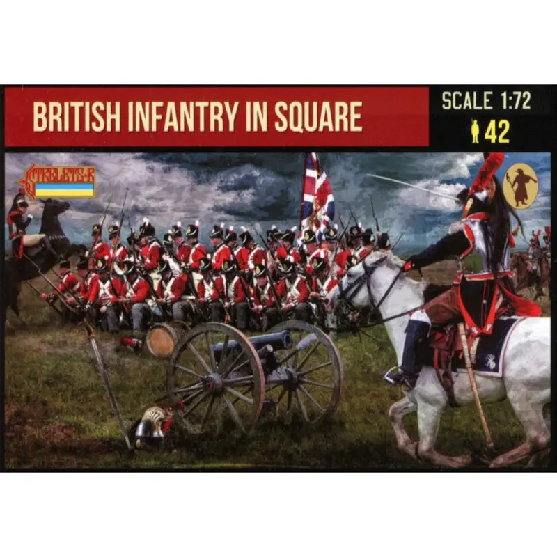 Strelets 286 1/72 Napoleonic British Infantry In Square 1