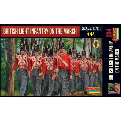 Strelets 294 1/72 Napoleonic British Light Infantry On The March 1