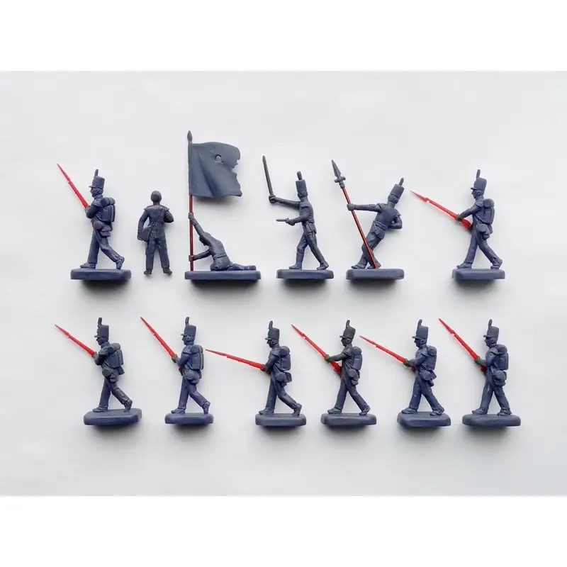 Strelets 295 1/72 Napoleonic British Light Infantry In Attack 2