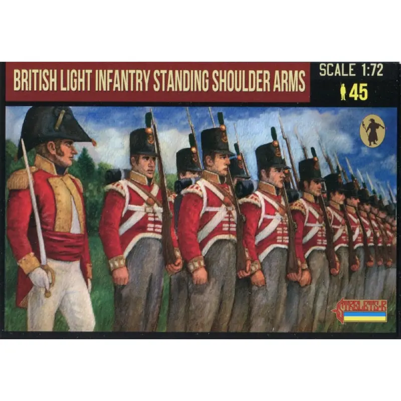 Strelets 297 1/72 Napoleonic British Light Infantry Standing Shoulder Arms 1
