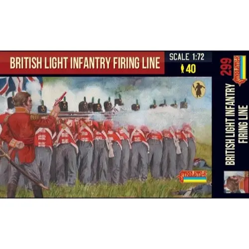 Strelets 299 1/72 Napoleonic British Light Infantry Firing Line 1
