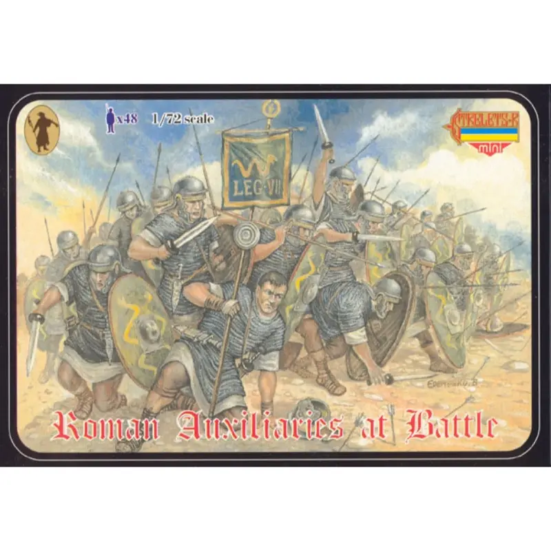 Strelets M008 1/72 Ancient Roman Auxillaries At Battle 1