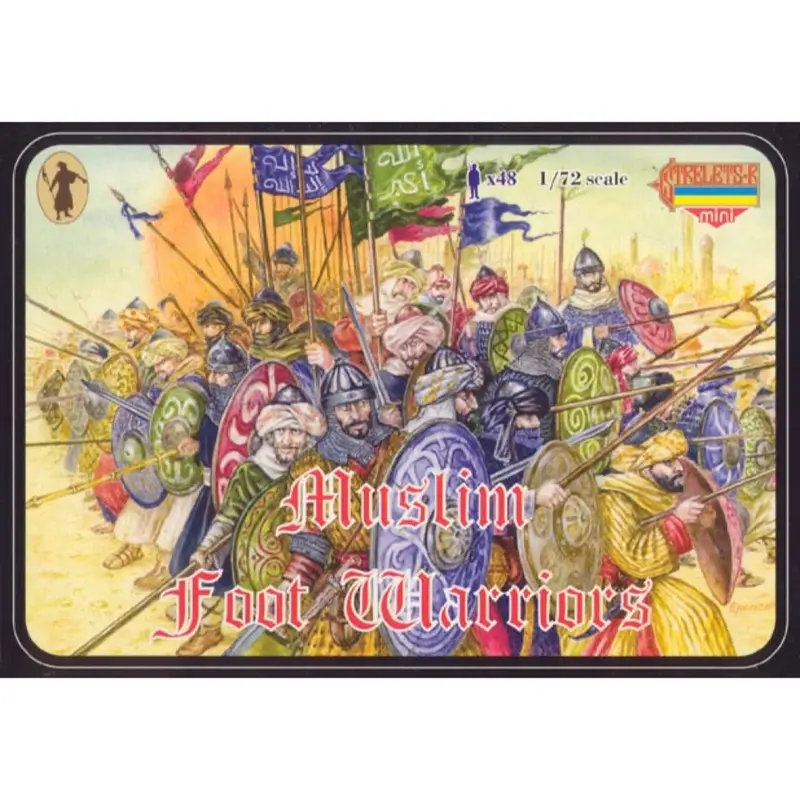 Strelets M013 1/72 Crusades Muslim Foot Warriors 1