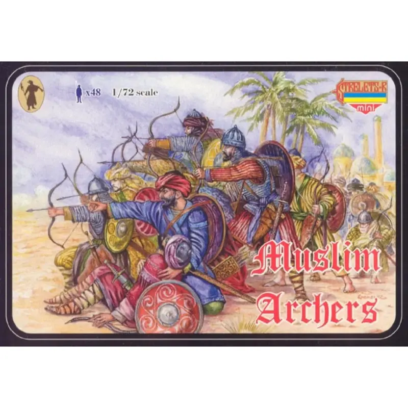 Strelets M014 1/72 Crusades Muslim Archers 1