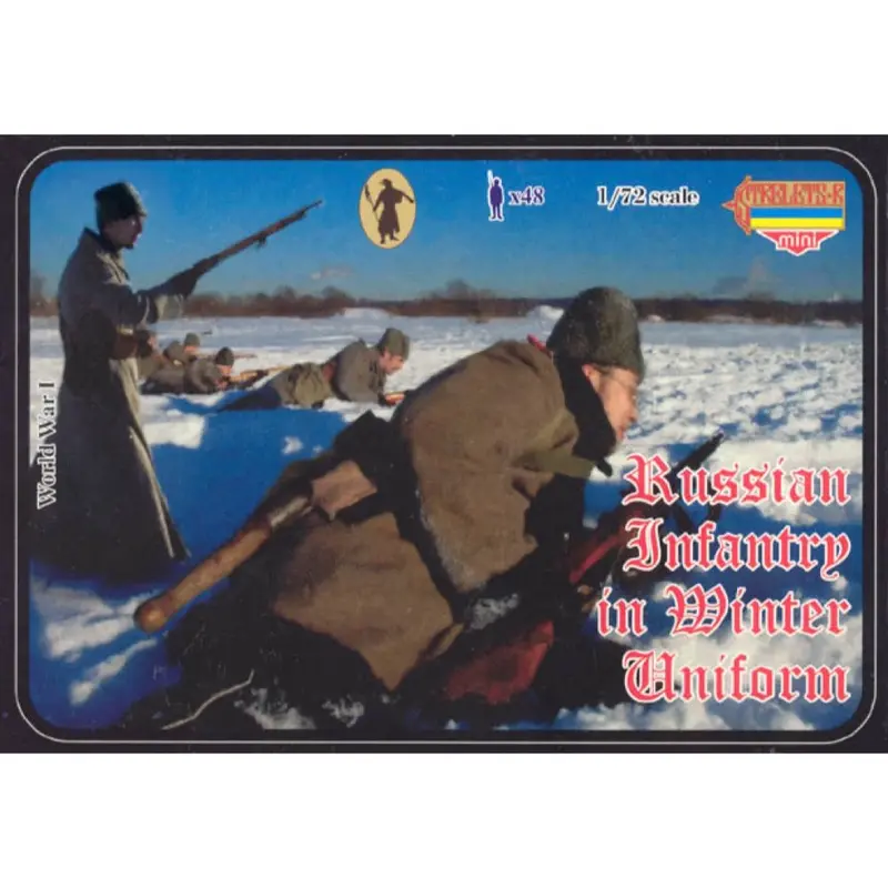 Strelets M017 1/72 Wwi Russian Infantry In Winter Uniform 1