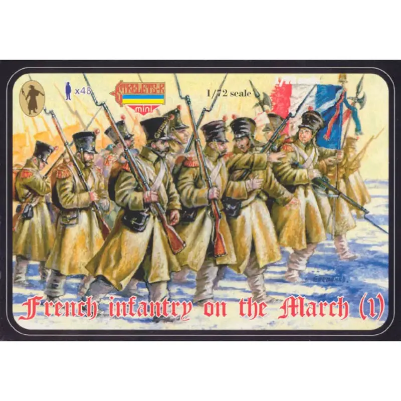 Strelets M023 1/72 Napoleonic French Line Infantry On The March 1
