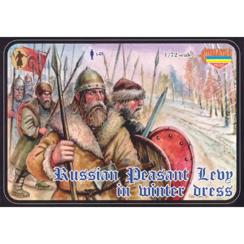 Strelets M027 1/72 Medieval Russian Peasant Levy (Winter Dress) 1