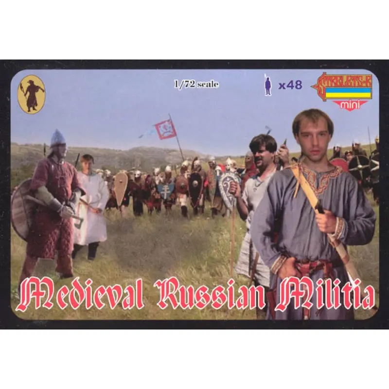 Strelets M048 1/72 Medieval Medieval Russian Militia In Summer Dress 1