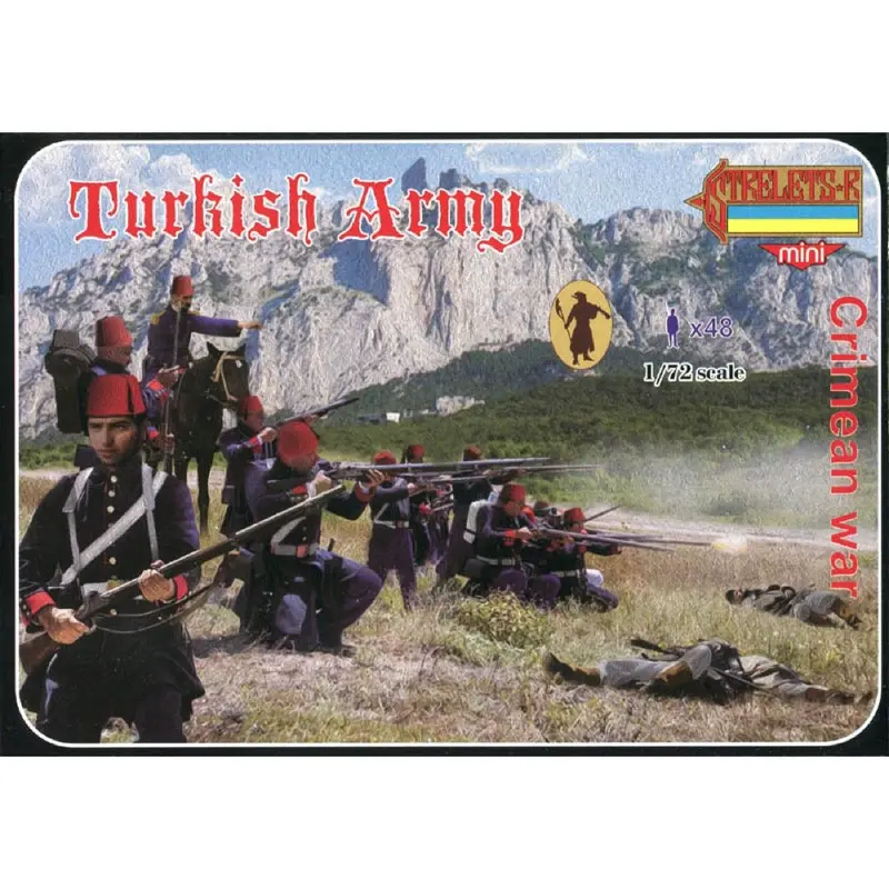 Strelets M052 1/72 Crimean War Turkish Infantry War 1
