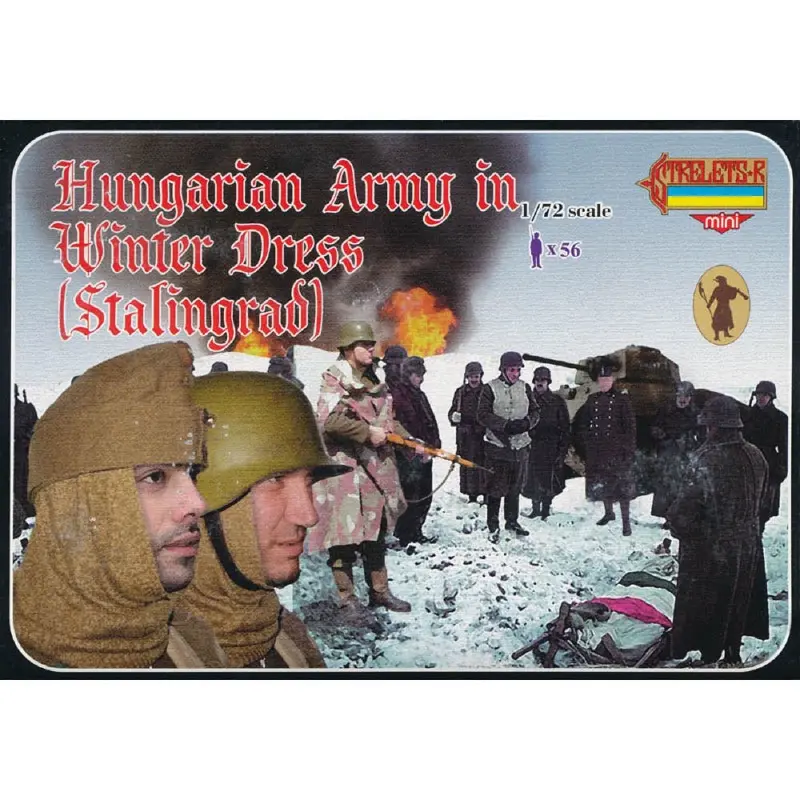 Strelets M083 1/72 Wwii Hungarian Army In Winter Dress (Stalingrad) (Re-Issue) 1