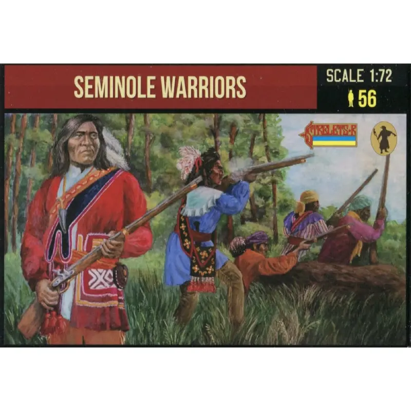 Strelets M160 1/72 Seminole Wars Seminole Warriors 1