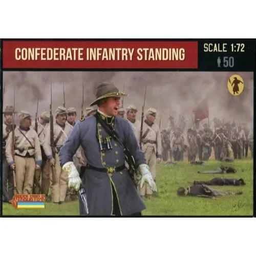 Strelets-R 0156 1/72 Confederate Infantry Standing Acwithamerican Civil War 1