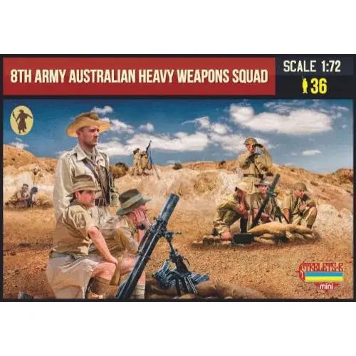 Strelets-R M156 1/72 8Th Army Australian Heavy Weapons Squad 1