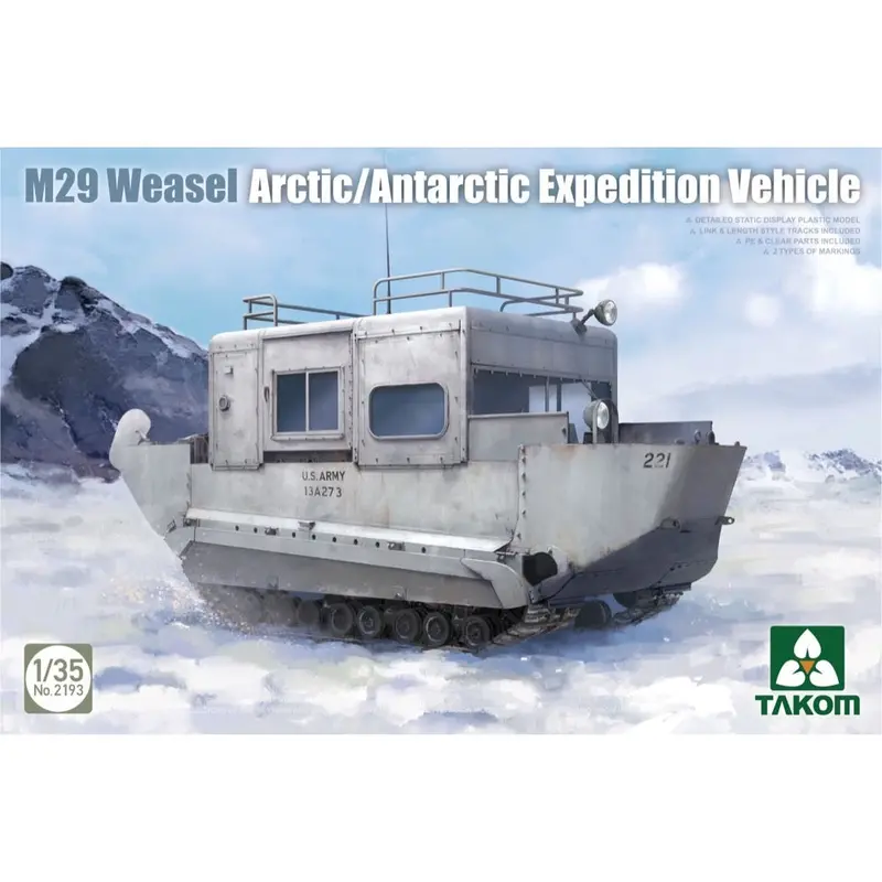 Takom 2193 1/35 M29 Weasel Arctic/Antarctic Expedition Vehicle 1