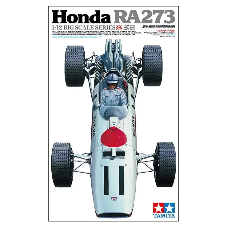 Tamiya 12032 1/12 Honda Ra273 (With Etched Parts) 1