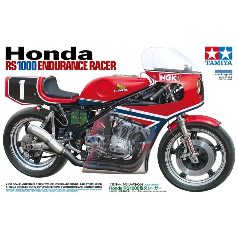 Tamiya 14014 1/12 Honda Rs1000 Endurance Racer 1