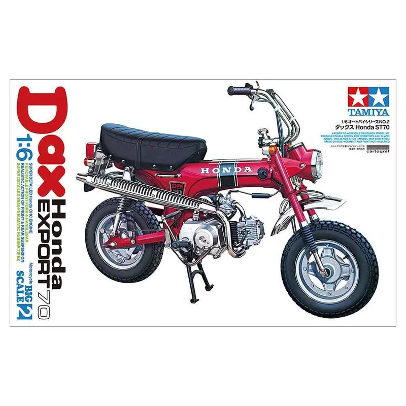 Tamiya 16002 1/6 Dax Honda St70 1