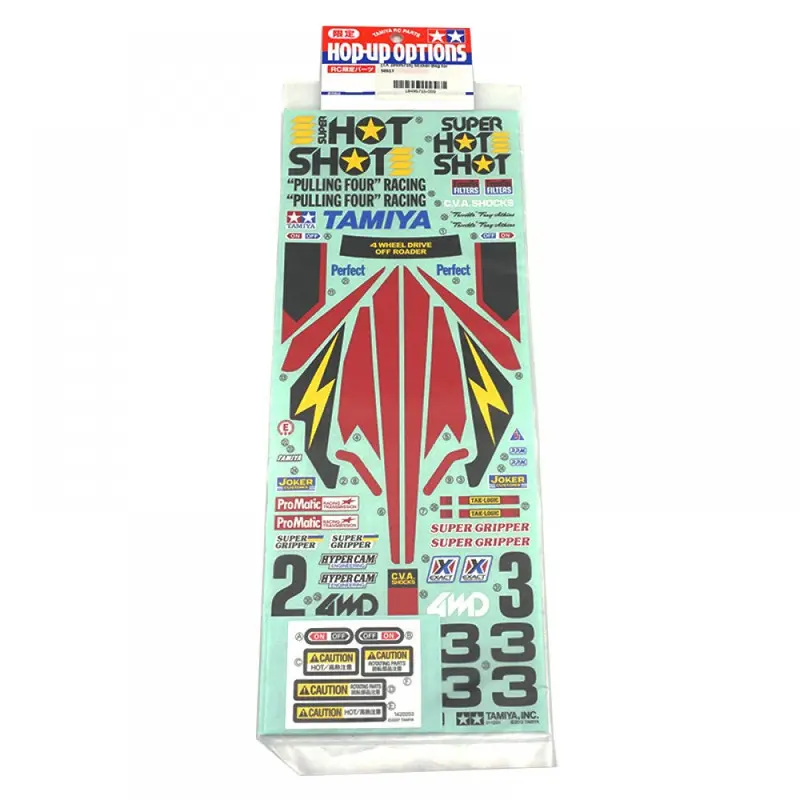 Tamiya 19495715 Sticker Bag + Super Hot Shot 1