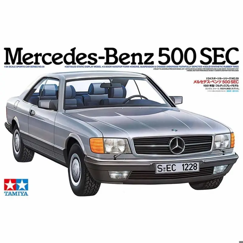 Tamiya 24029 1/24 Mercedes-Benz 500 Sec 1