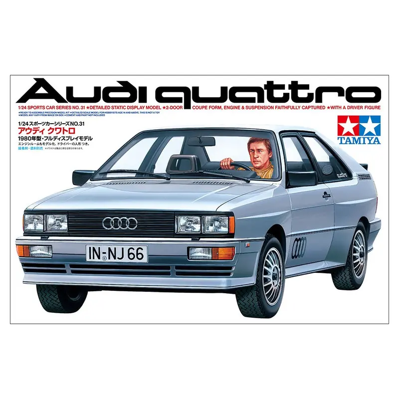 Tamiya 24031 1/24 Audi Quattro 1