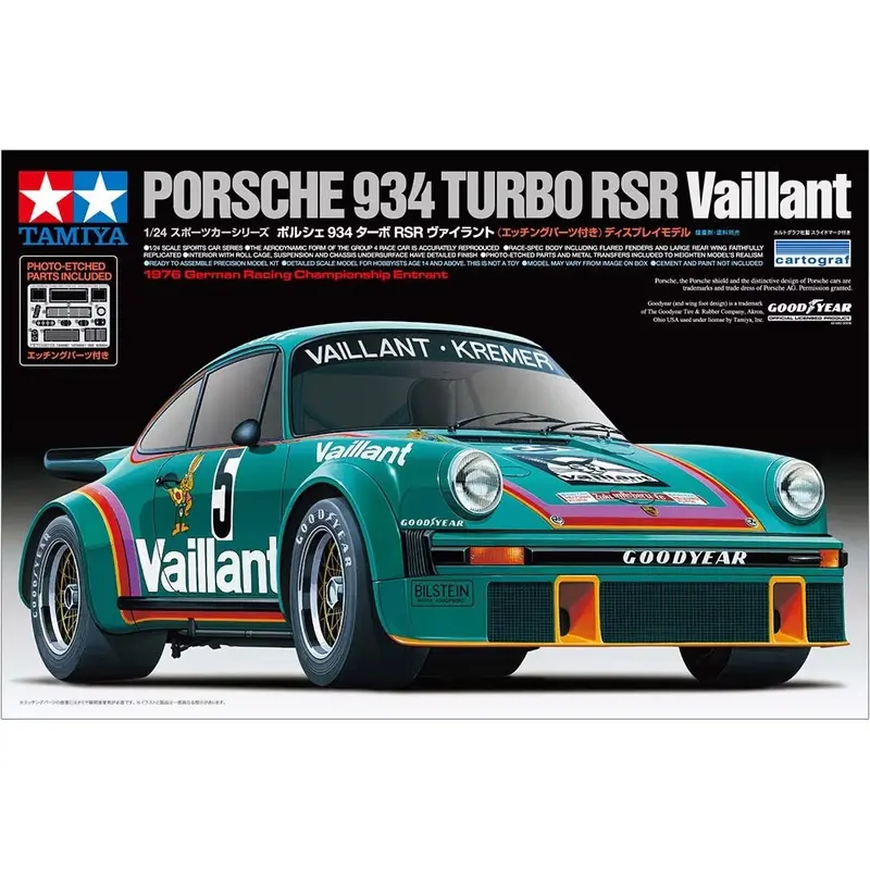 Tamiya 24334 1/24 Porsche 934 Turbo Rsr Vaillant 1