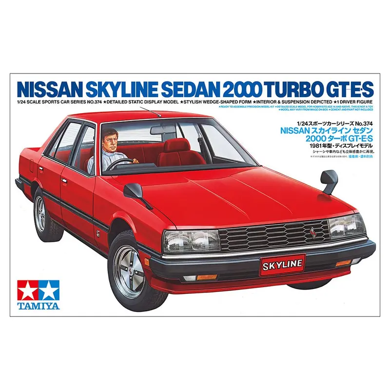 Tamiya 24374 1/24 Nissan Skyline 2000 Turbo Gt-Es 1