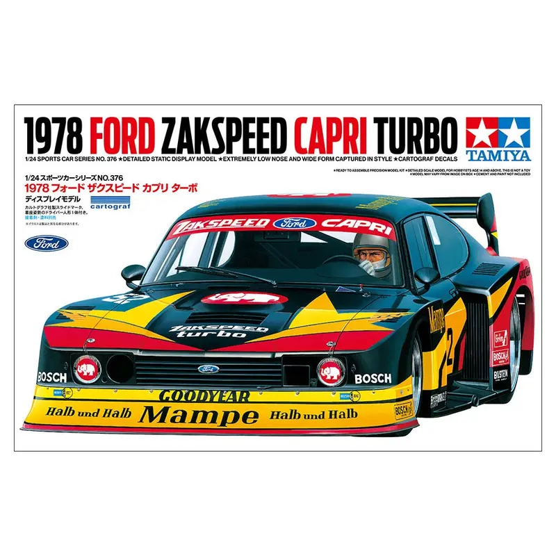 Tamiya 24376 1/24 Ford Zakspeed Capri Turbo 1