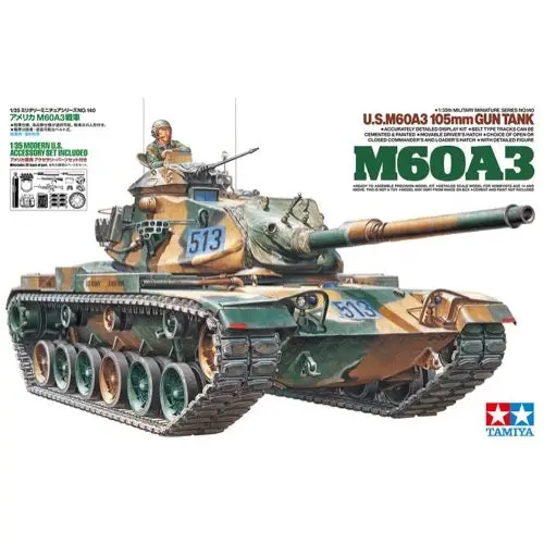 Tamiya 35140 1/35 U.S. M60a3 Tank 1