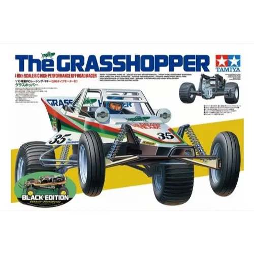 Tamiya 47522 1/10 The Grasshopper Black Edition Rc Car Kit 1