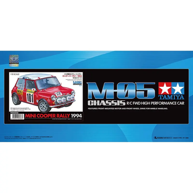 Tamiya 58483 1/10 1994 Mini Cooper Rally Rc Car Kit (M-05) 2