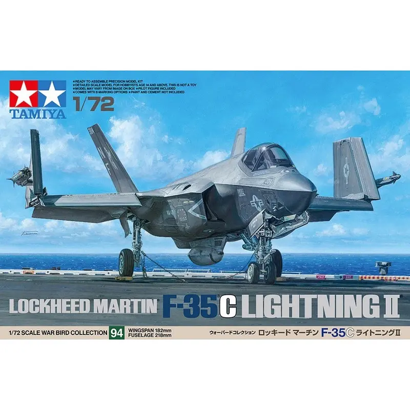 Tamiya 60794 1/72 Lockheed Martin F-35C Lightning Ii 1