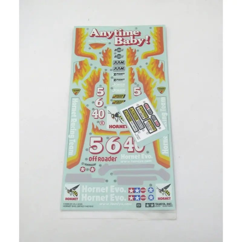 Tamiya 9490151 Rc Sticker Decal Set For 1/10 Evo Hornet: 1