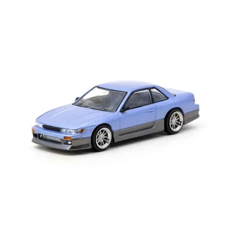 Tarmac Works 64G-025-Pu 1/64 Vertex Nissan Silvia S13 Blue/Grey 1
