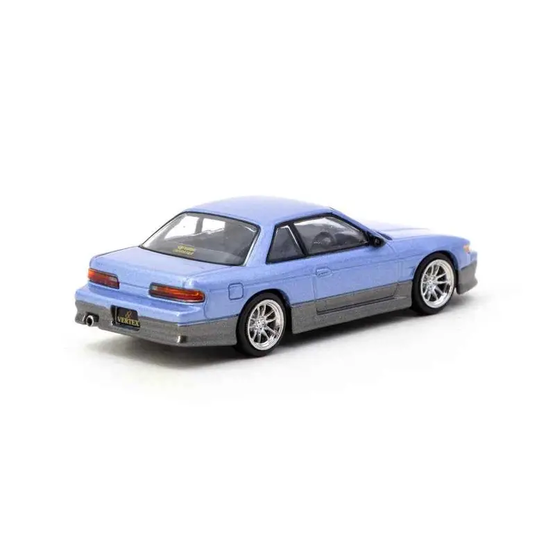 Tarmac Works 64G-025-Pu 1/64 Vertex Nissan Silvia S13 Blue/Grey 2