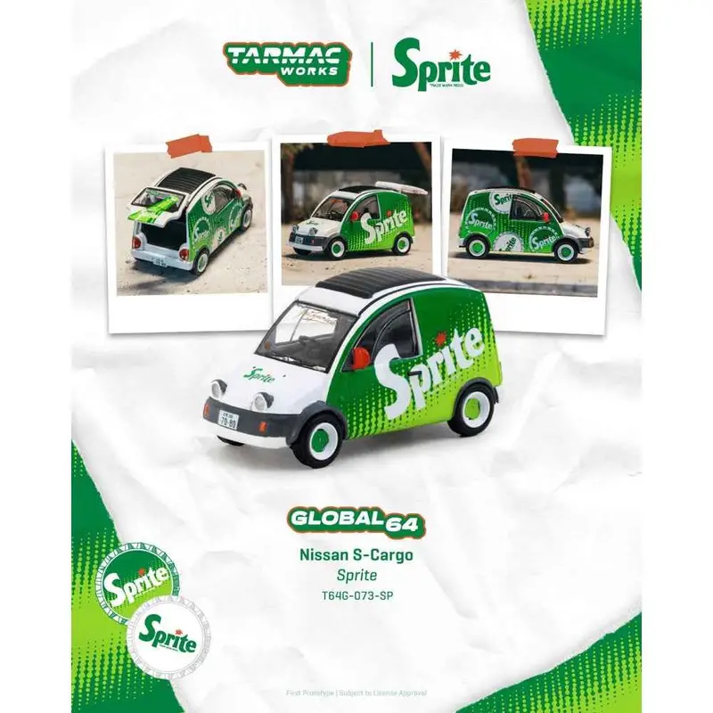 Tarmac Works T64g-073-Sp 1/64 Nissan S-Cargo Sprite 1