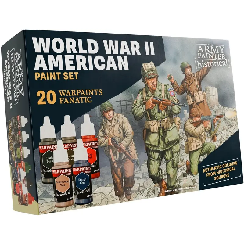 The Army Painter Historical: Wwii American Paint Set 1