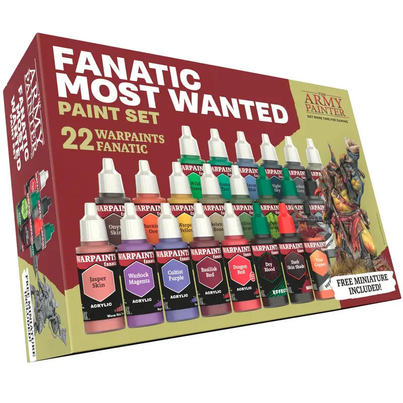 The Army Painter Wp8071 Warpaints Fanatic Most Wanted Paint Set 1